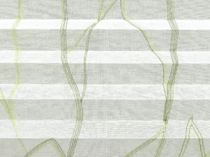 Wit met groen motief A4140
